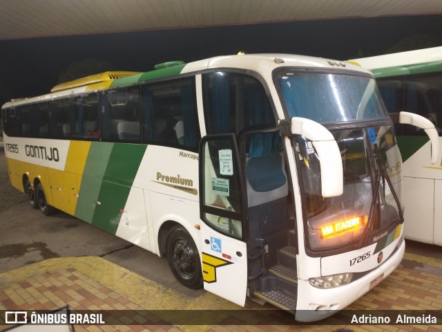 Empresa Gontijo de Transportes 17265 na cidade de João Monlevade, Minas Gerais, Brasil, por Adriano  Almeida. ID da foto: 8808264.