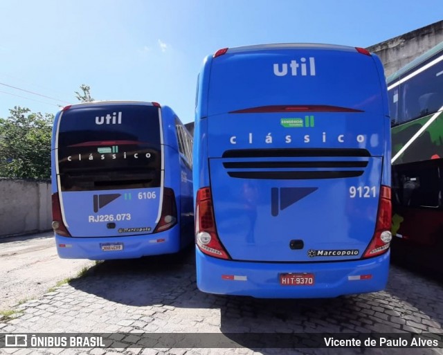 UTIL - União Transporte Interestadual de Luxo 9121 na cidade de Rio de Janeiro, Rio de Janeiro, Brasil, por Vicente de Paulo Alves. Número da foto: #8809757.