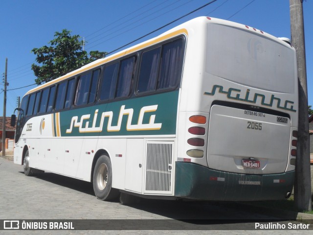 Auto Viação Rainha 2055 na cidade de Balneário Barra do Sul, Santa Catarina, Brasil, por Paulinho Sartor. ID da foto: 8809907.