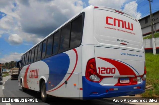 CMW Transportes 1200 na cidade de Vargem, São Paulo, Brasil, por Paulo Alexandre da Silva. ID da foto: 8809247.