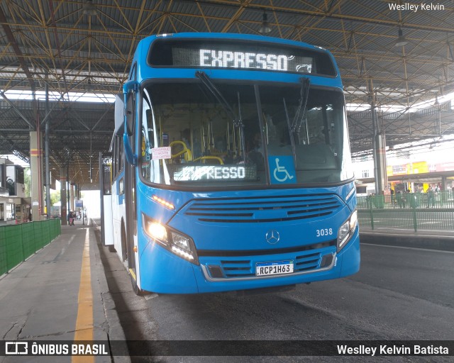 BRT Sorocaba Concessionária de Serviços Públicos SPE S/A 3038 na cidade de Sorocaba, São Paulo, Brasil, por Weslley Kelvin Batista. Número da foto: #8809792.