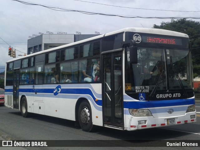 ATD - AutoTransportes Desamparados 60 na cidade de Catedral, San José, San José, Costa Rica, por Daniel Brenes. Número da foto: #8809137.