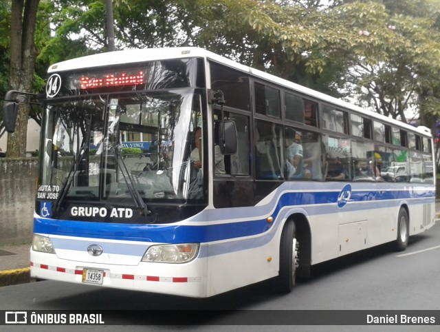 ATD - AutoTransportes Desamparados 14 na cidade de Catedral, San José, San José, Costa Rica, por Daniel Brenes. Número da foto: #8809146.