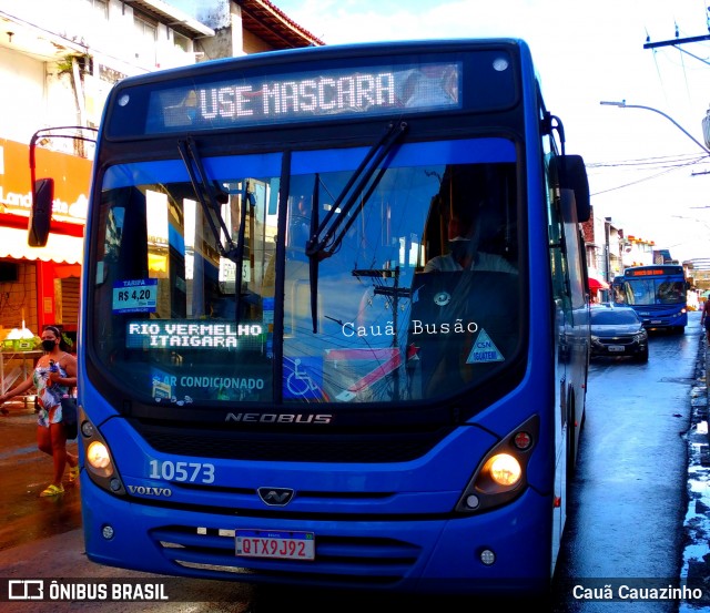 Concessionária Salvador Norte - CSN Transportes 10573 na cidade de Salvador, Bahia, Brasil, por Cauã Cauazinho. Número da foto: #8809490.