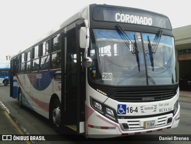 Transportes Coronado 16-4 na cidade de Ipís, Goicoechea, San José, Costa Rica, por Daniel Brenes. ID da foto: 8808868.