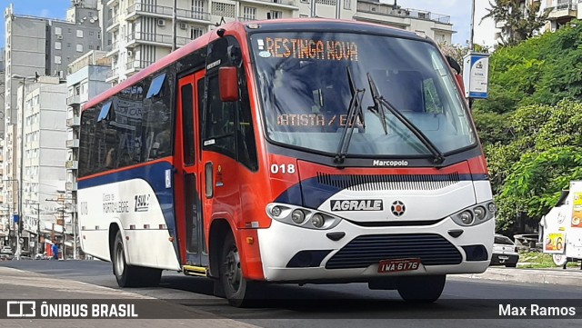 ATL - Associação dos Transportadores de Passageiros por Lotação 018 na cidade de Porto Alegre, Rio Grande do Sul, Brasil, por Max Ramos. ID da foto: 8810093.