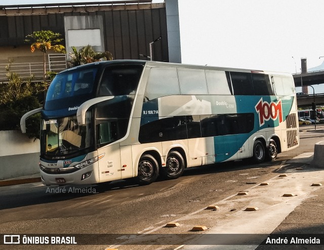 Auto Viação 1001 RJ 108.714 na cidade de Rio de Janeiro, Rio de Janeiro, Brasil, por André Almeida. Número da foto: #8809292.