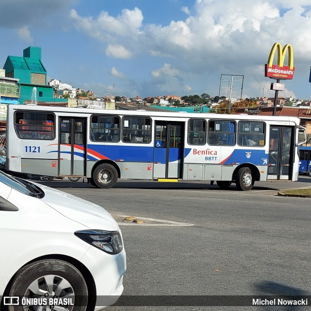 BBTT - Benfica Barueri Transporte e Turismo 1121 na cidade de Itapevi, São Paulo, Brasil, por Michel Nowacki. ID da foto: 8811044.