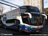 Pullman Eme Bus 241 na cidade de Estación Central, Santiago, Metropolitana de Santiago, Chile, por Marco Antonio Martinez Cifuentes. ID da foto: :id.