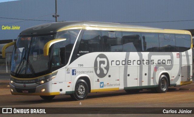 RodeRotas - Rotas de Viação do Triângulo 7316 na cidade de Goiânia, Goiás, Brasil, por Carlos Júnior. ID da foto: 8811613.