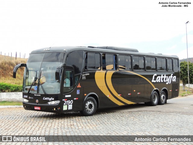 Lattyfa Turismo 2190 na cidade de João Monlevade, Minas Gerais, Brasil, por Antonio Carlos Fernandes. Número da foto: #8811776.