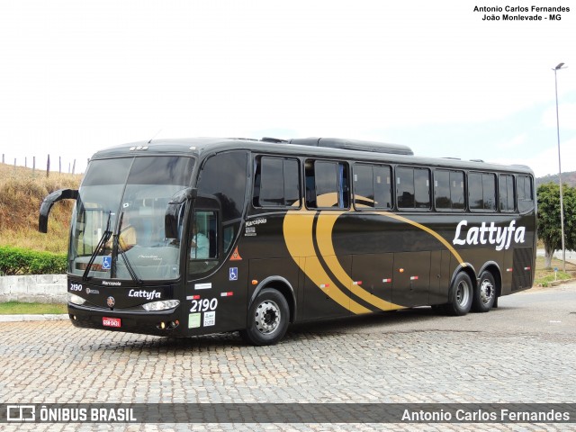 Lattyfa Turismo 2190 na cidade de João Monlevade, Minas Gerais, Brasil, por Antonio Carlos Fernandes. ID da foto: 8811776.