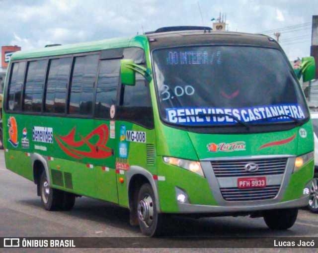 Auto Viação Maguari MG-008 na cidade de Ananindeua, Pará, Brasil, por Lucas Jacó. ID da foto: 8812576.