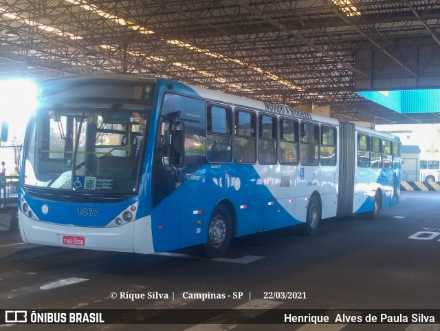 VB Transportes e Turismo 1467 na cidade de Campinas, São Paulo, Brasil, por Henrique Alves de Paula Silva. Número da foto: #8814528.