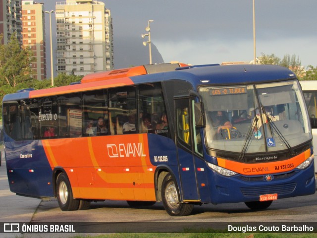 Evanil Transportes e Turismo RJ 132.035 na cidade de Rio de Janeiro, Rio de Janeiro, Brasil, por Douglas Couto Barbalho. ID da foto: 8813714.