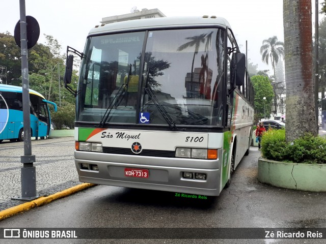 Viação São Miguel Santos Dumont 8100 na cidade de Petrópolis, Rio de Janeiro, Brasil, por Zé Ricardo Reis. ID da foto: 8814043.