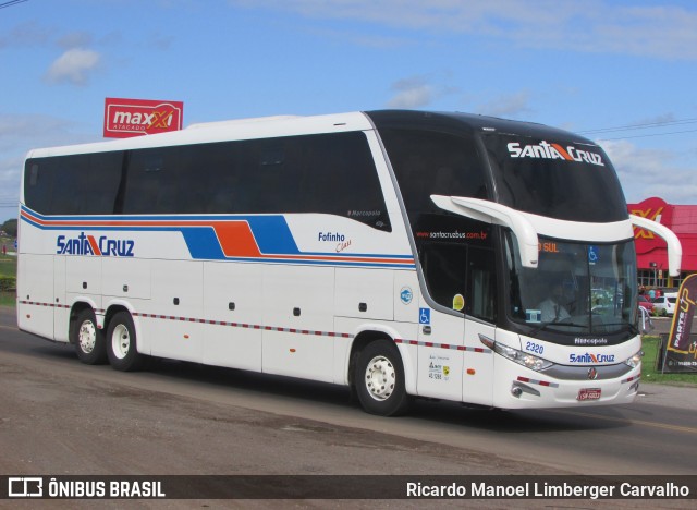 VUSC - Viação União Santa Cruz 2320 na cidade de Santa Cruz do Sul, Rio Grande do Sul, Brasil, por Ricardo Manoel Limberger Carvalho. Número da foto: #8814012.