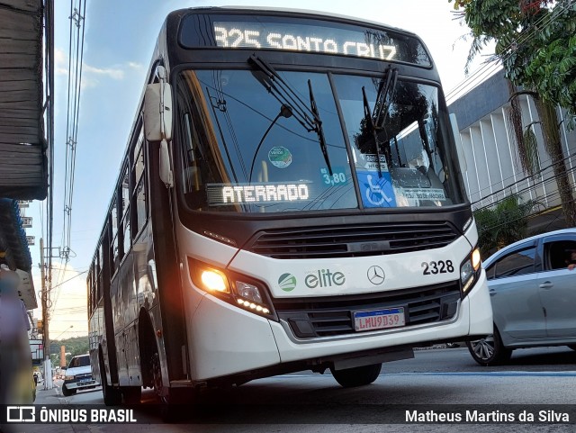 Viação Elite 2328 na cidade de Volta Redonda, Rio de Janeiro, Brasil, por Matheus Martins da Silva. ID da foto: 8814619.