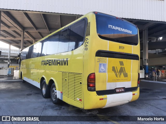 Viação Itapemirim 8929 na cidade de Rio de Janeiro, Rio de Janeiro, Brasil, por Marcelo Horta. Número da foto: #8816828.