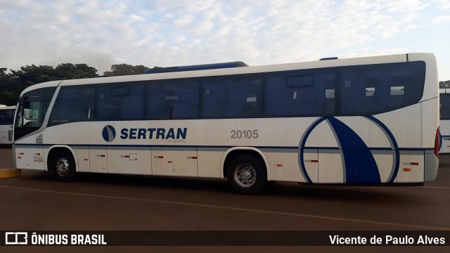 SERTRAN Ribeirão Preto - Sertãozinho Transporte Coletivo 20105 na cidade de Sertãozinho, São Paulo, Brasil, por Vicente de Paulo Alves. ID da foto: 8818611.