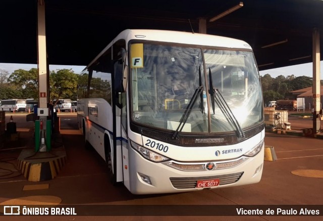 SERTRAN Ribeirão Preto - Sertãozinho Transporte Coletivo 20100 na cidade de Sertãozinho, São Paulo, Brasil, por Vicente de Paulo Alves. ID da foto: 8818353.