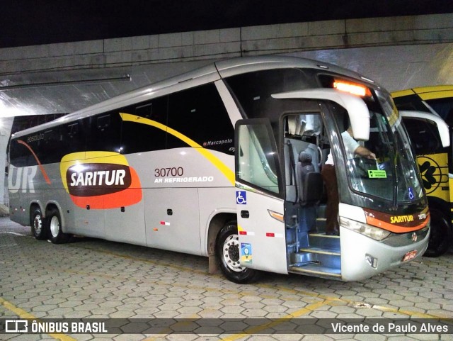 Saritur - Santa Rita Transporte Urbano e Rodoviário 30700 na cidade de Belo Horizonte, Minas Gerais, Brasil, por Vicente de Paulo Alves. ID da foto: 8818332.