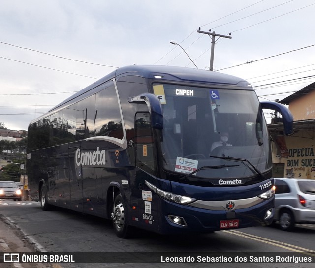 Viação Cometa 719510 na cidade de Campinas, São Paulo, Brasil, por Leonardo Sebastiao dos Santos Rodrigues. ID da foto: 8816754.