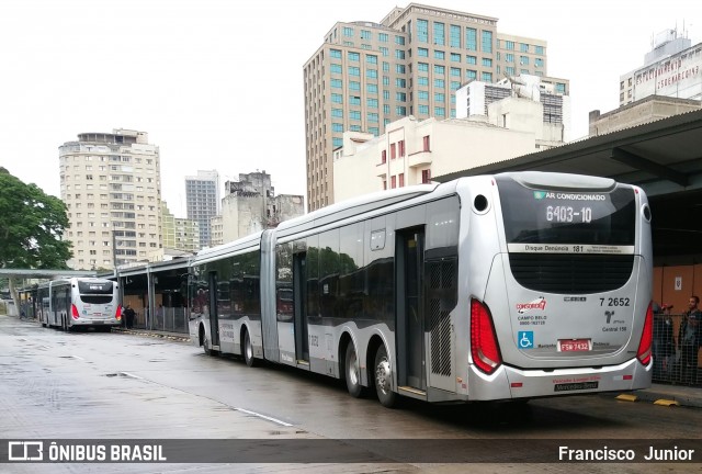 Viação Campo Belo 7 2652 na cidade de São Paulo, São Paulo, Brasil, por Francisco  Junior. ID da foto: 8817137.