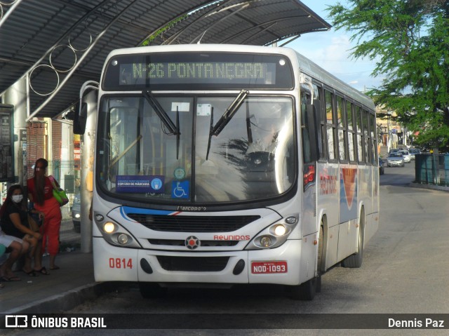 Reunidas Transportes Urbanos 0814 na cidade de Natal, Rio Grande do Norte, Brasil, por Dennis Paz. Número da foto: #8820836.