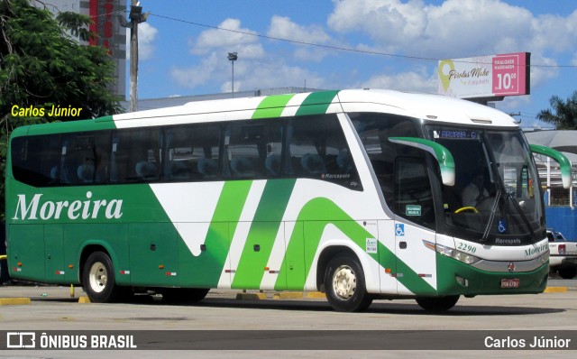 Empresa de Transportes e Turismo Moreira 2290 na cidade de Goiânia, Goiás, Brasil, por Carlos Júnior. ID da foto: 8819595.