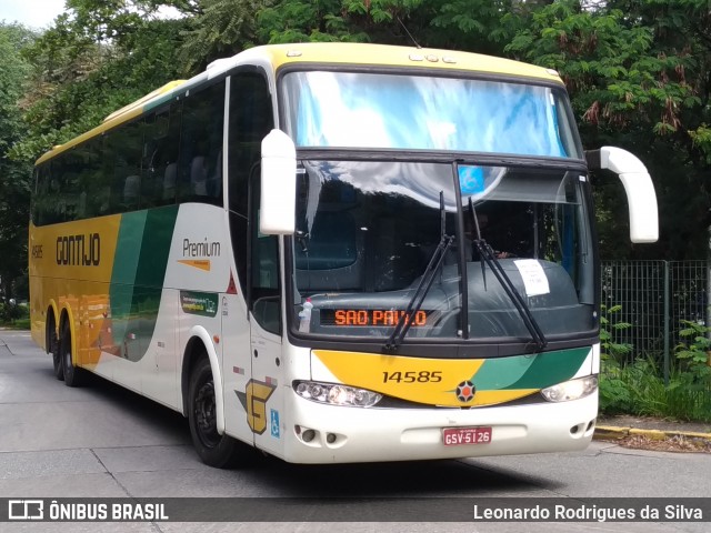 Empresa Gontijo de Transportes 14585 na cidade de São Paulo, São Paulo, Brasil, por Leonardo Rodrigues da Silva. ID da foto: 8819737.