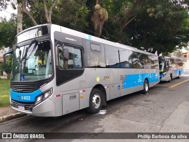 Transwolff Transportes e Turismo 6 6822 na cidade de São Paulo, São Paulo, Brasil, por Phillip Barbosa da silva. Número da foto: #8819748.