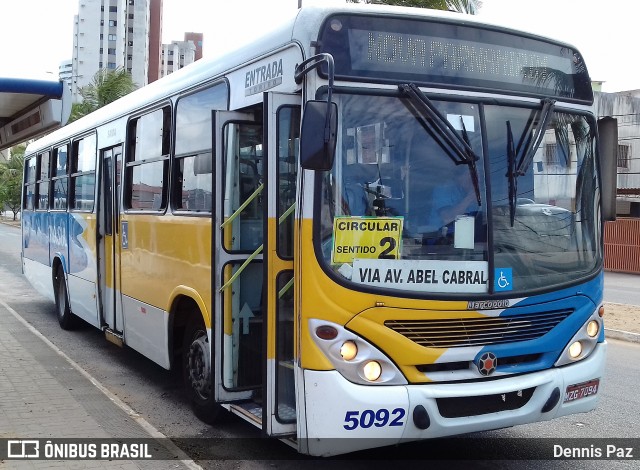 Via Sul TransFlor 5092 na cidade de Natal, Rio Grande do Norte, Brasil, por Dennis Paz. ID da foto: 8820875.