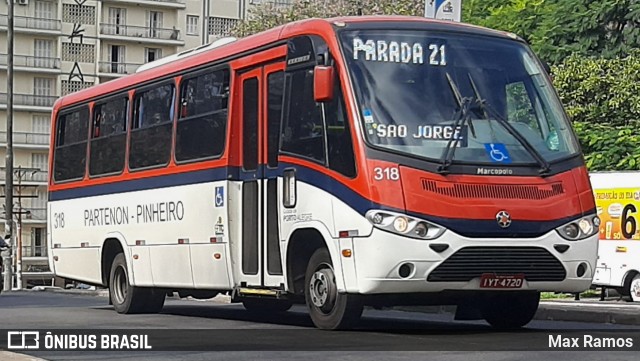 ATL - Associação dos Transportadores de Passageiros por Lotação 318 na cidade de Porto Alegre, Rio Grande do Sul, Brasil, por Max Ramos. ID da foto: 8821063.