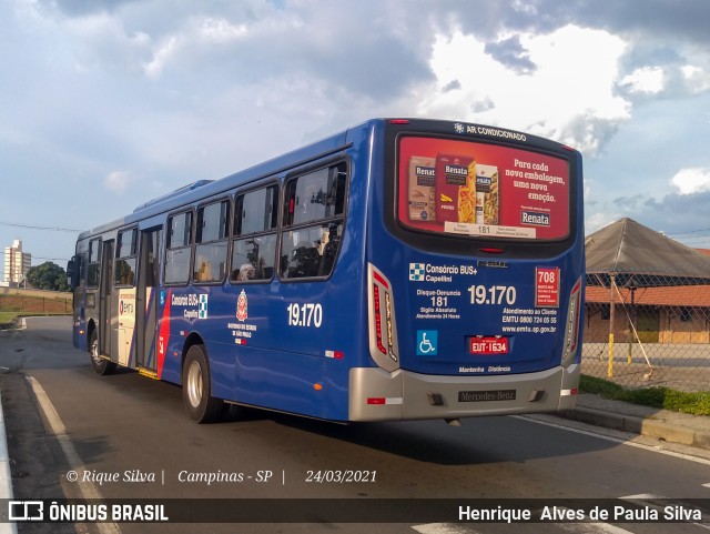 Transportes Capellini 19.170 na cidade de Campinas, São Paulo, Brasil, por Henrique Alves de Paula Silva. Número da foto: #8818967.