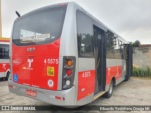 Allibus Transportes 4 5575 na cidade de São Paulo, São Paulo, Brasil, por Eduardo Yoshiharu Onaga Mi. ID da foto: 8818776.