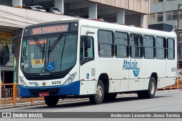 Viação Atalaia Transportes 6370 na cidade de Aracaju, Sergipe, Brasil, por Anderson Leonardo Jesus Santos. ID da foto: 8822711.