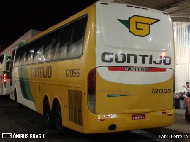 Empresa Gontijo de Transportes 12055 na cidade de Belo Horizonte, Minas Gerais, Brasil, por Fabri Ferreira. ID da foto: 8824312.