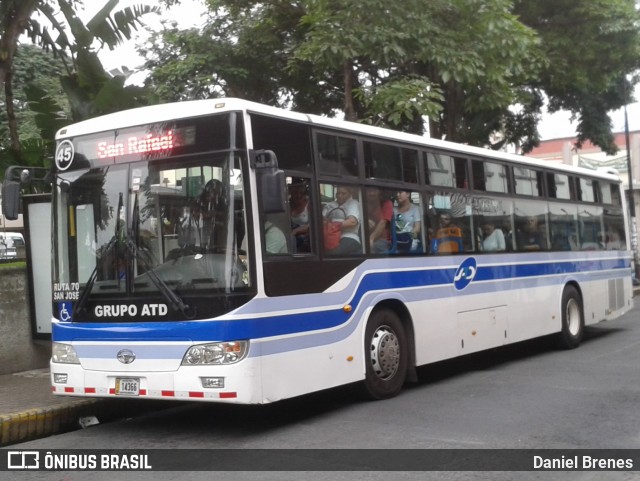 ATD - AutoTransportes Desamparados 45 na cidade de Catedral, San José, San José, Costa Rica, por Daniel Brenes. ID da foto: 8821757.