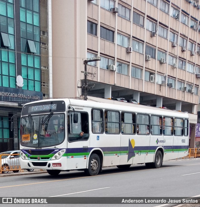 Viação Modelo 9303 na cidade de Aracaju, Sergipe, Brasil, por Anderson Leonardo Jesus Santos. ID da foto: 8822714.