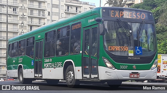 Sudeste Transportes Coletivos 3337 na cidade de Porto Alegre, Rio Grande do Sul, Brasil, por Max Ramos. ID da foto: 8823957.