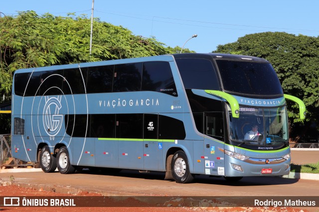 Viação Garcia 8812 na cidade de Maringá, Paraná, Brasil, por Rodrigo Matheus. Número da foto: #8822948.