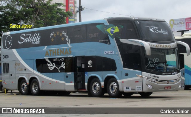 Athenas Turismo 3020 na cidade de Goiânia, Goiás, Brasil, por Carlos Júnior. Número da foto: #8823773.