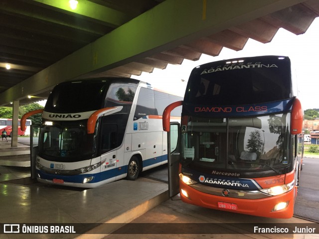 Expresso Adamantina 16010 na cidade de Araxá, Minas Gerais, Brasil, por Francisco  Junior. Número da foto: #8824643.
