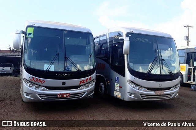 RTT - Ramazini Transportadora Turística 3350 na cidade de Pontal, São Paulo, Brasil, por Vicente de Paulo Alves. ID da foto: 8825114.