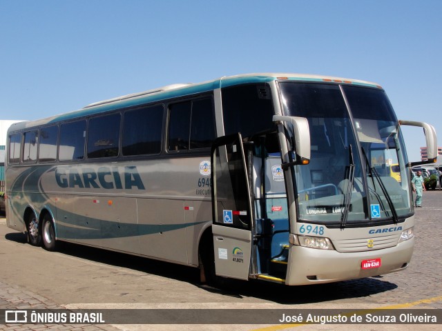 Viação Garcia 6948 na cidade de Londrina, Paraná, Brasil, por José Augusto de Souza Oliveira. ID da foto: 8827514.