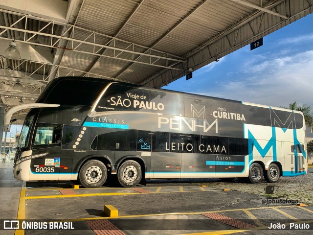 Empresa de Ônibus Nossa Senhora da Penha 60035 na cidade de Balneário Camboriú, Santa Catarina, Brasil, por João  Paulo. ID da foto: 8826914.