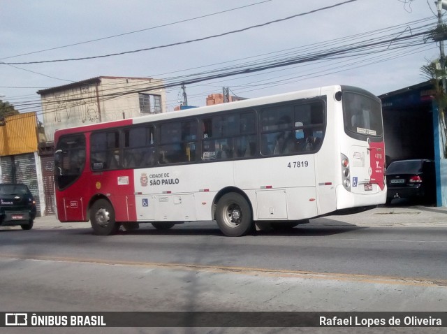 Pêssego Transportes 4 7819 na cidade de São Paulo, São Paulo, Brasil, por Rafael Lopes de Oliveira. ID da foto: 8827192.