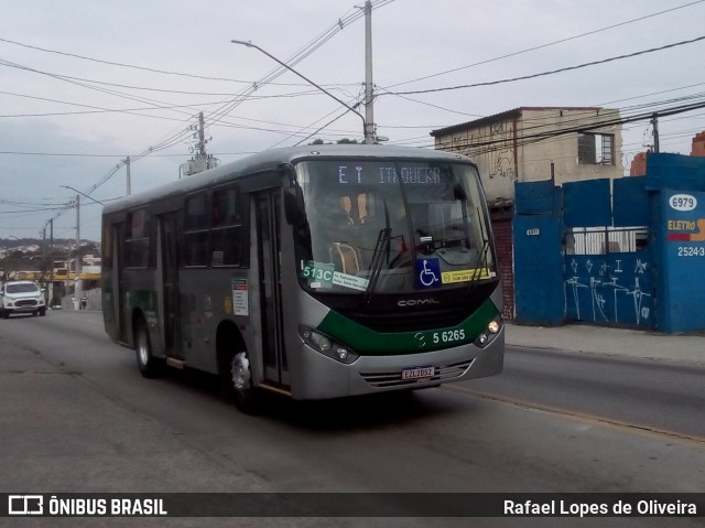 Transunião Transportes 5 6265 na cidade de São Paulo, São Paulo, Brasil, por Rafael Lopes de Oliveira. ID da foto: 8827347.