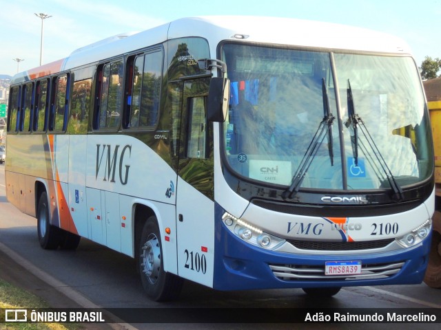VMG - Viação Minas Gerais 2100 na cidade de Belo Horizonte, Minas Gerais, Brasil, por Adão Raimundo Marcelino. Número da foto: #8827925.